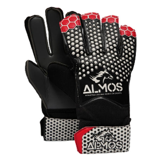 Almos Max All Around Soft Soccer Goalkeeper Gloves - Black