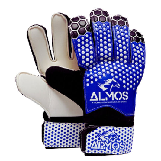 Almos Max All Around Soft Soccer Goalkeeper Gloves - Blue