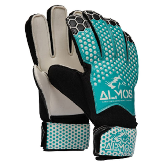 Almos Max All Around Soft Soccer Goalkeeper Gloves - Turquoise