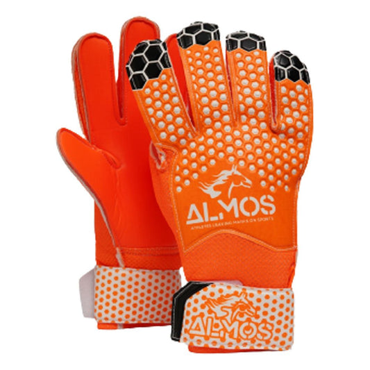 Almos Max All Around Soft Soccer Goalkeeper Gloves - Orange
