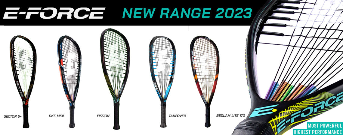 Eforce Racquetball Racquets, sector 5, DKM, Fussion | PNC Sports