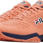 Fila Men`s Axilus 2 Energized Tennis Shoe, Shell /Coral Navy