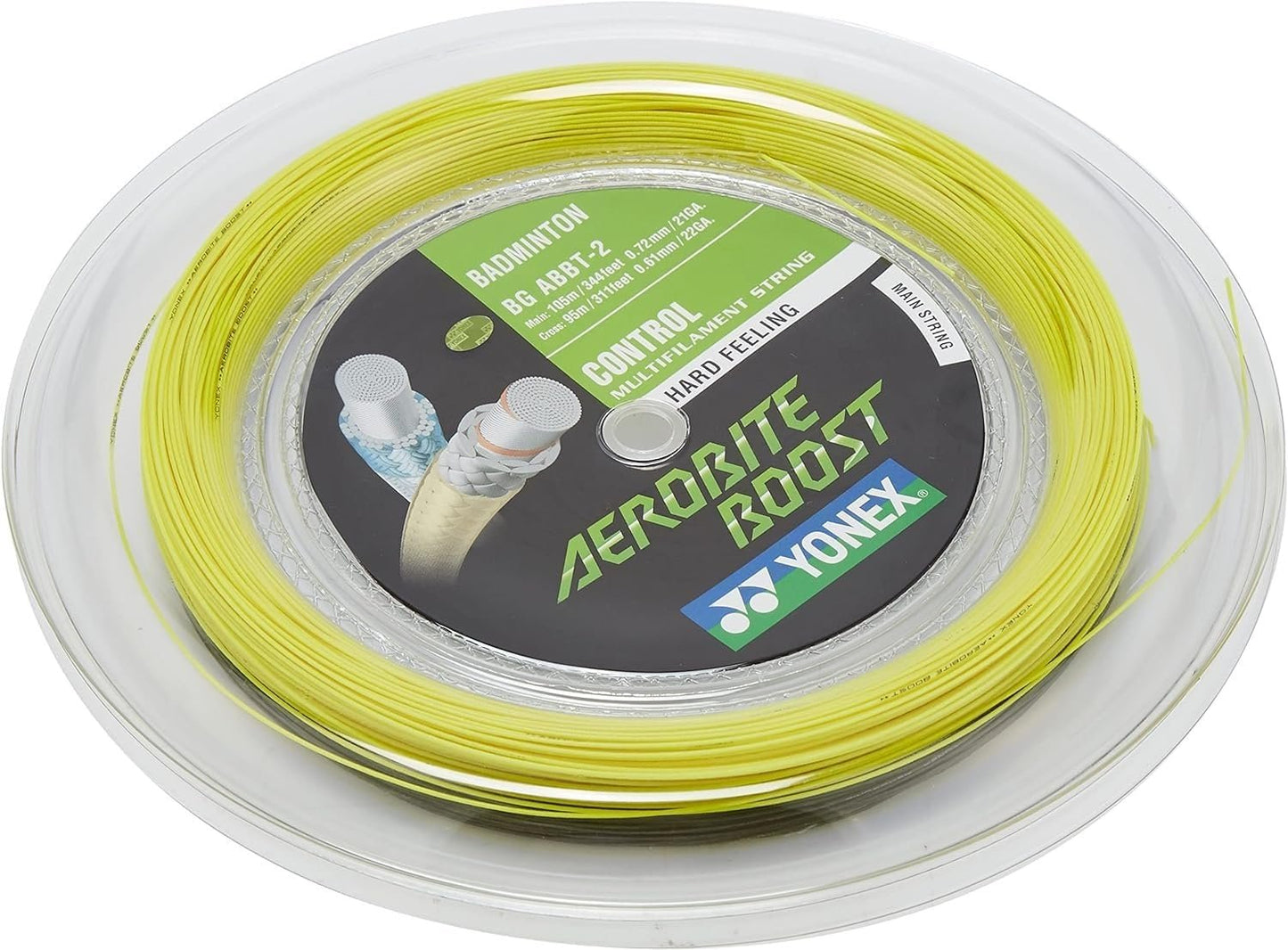 Yonex Aerobite Boost Badminton String, Reel (Color Option)