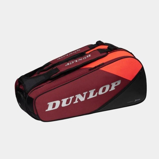 Dunlop 2024 CX Performance 8 Racquet Thermo Tennis Bag - Black/Red