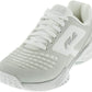 Fila Women's Axilus Energized Tennis Shoe, White/Metallic Silver (6.0)
