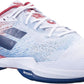 Babolat Men's Jet Mach 3 All Court Wide Tennis Shoe, White/Estate Blue