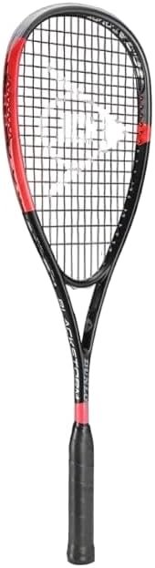 Dunlop Blackstorm Carbon Squash Racquet (Black/Red)