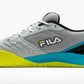Fila Men's Axilus 3 Tennis Shoe (Glacier Gray/Scuba Blue)