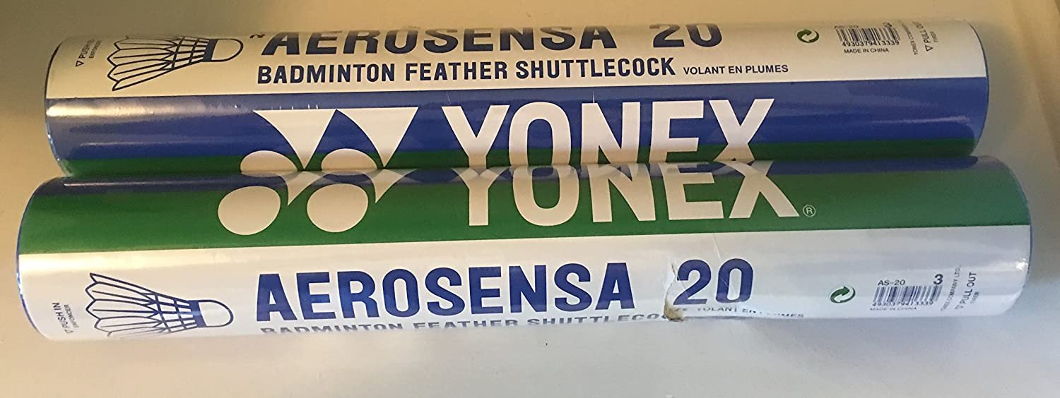 Yonex AS-20 Shuttlecocks (2 Packages - 2 tubes)