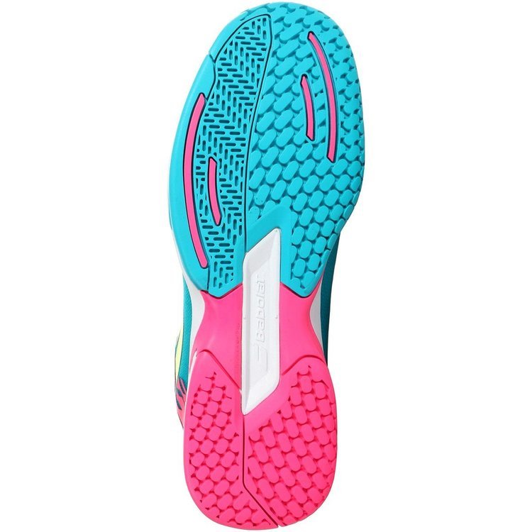 Babolat AC Junior Tennis Shoes - Capri Breeze/Pink - 6 US