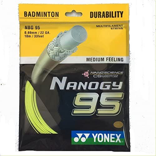 YONEX Nanogy 95 Badminton String - Flash Yellow
