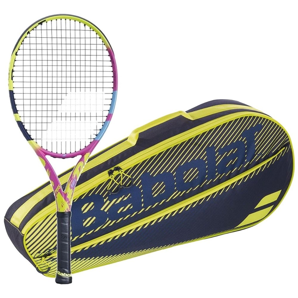 Babolat Pure Aero Rafa 26 Inch Junior Tennis Racquet Bundled with a Club Bag or Backpack - The only Racquet Designed to Help Young Players emulate Their Idol, Rafa Nadal