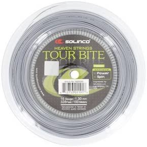 Solinco Tour Bite Tennis String Mini Reel Silver , 16G