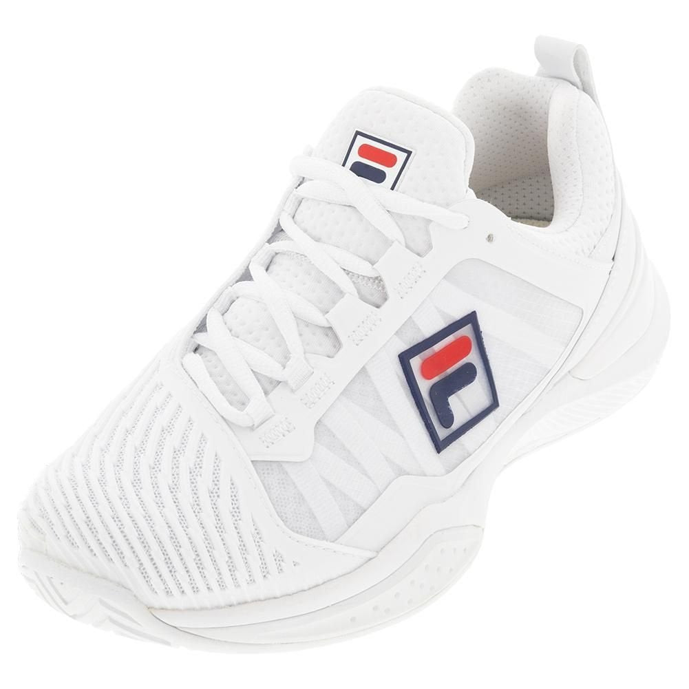 Fila Men's SpeedServe Energized Tennis Shoes, White/White