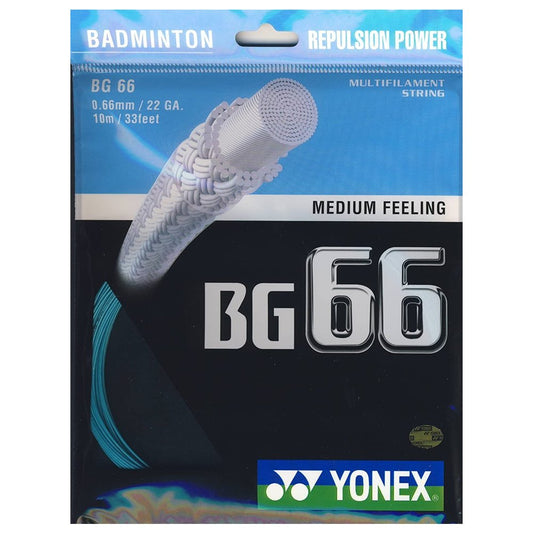 Yonex BG 66 Badminton String Turquoise