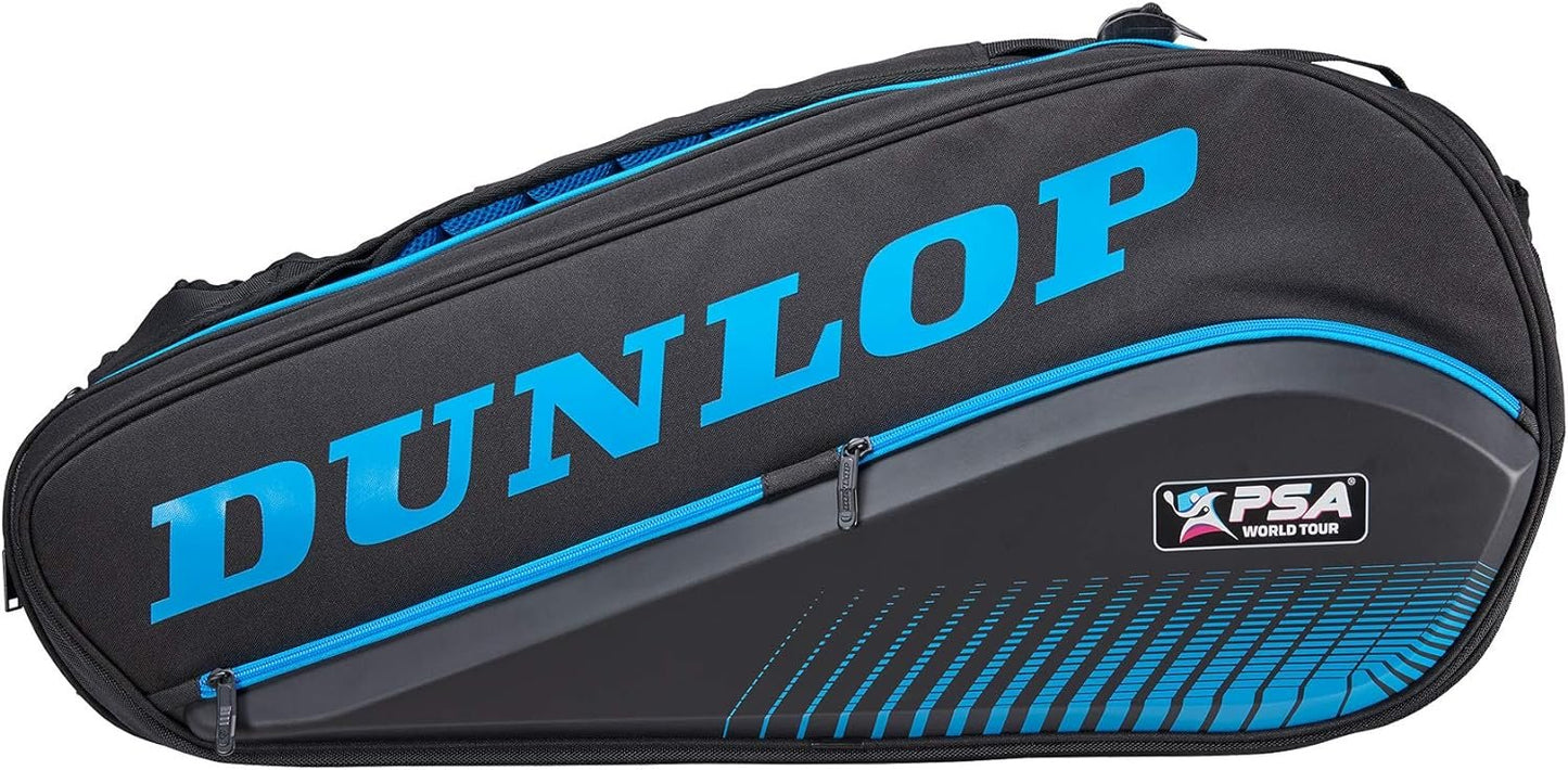 Dunlop Sports PSA 12 Squash Racket Bag, Blue/Black