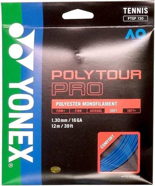 YONEX Poly Tour Pro Blue Tennis String (18 Blue)