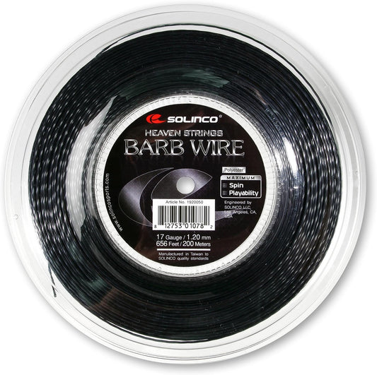 SOLINCO Barb Wire 16L 1.25MM Reel Tennis String