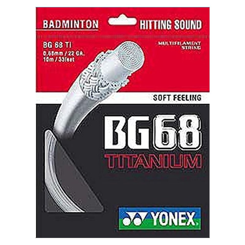 Yonex BG 68Ti Badminton String - White