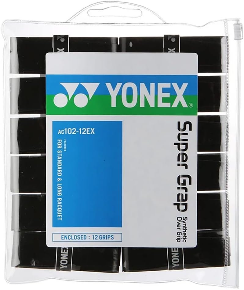 Yonex Super GRAP Black 12-Pack Overgrip