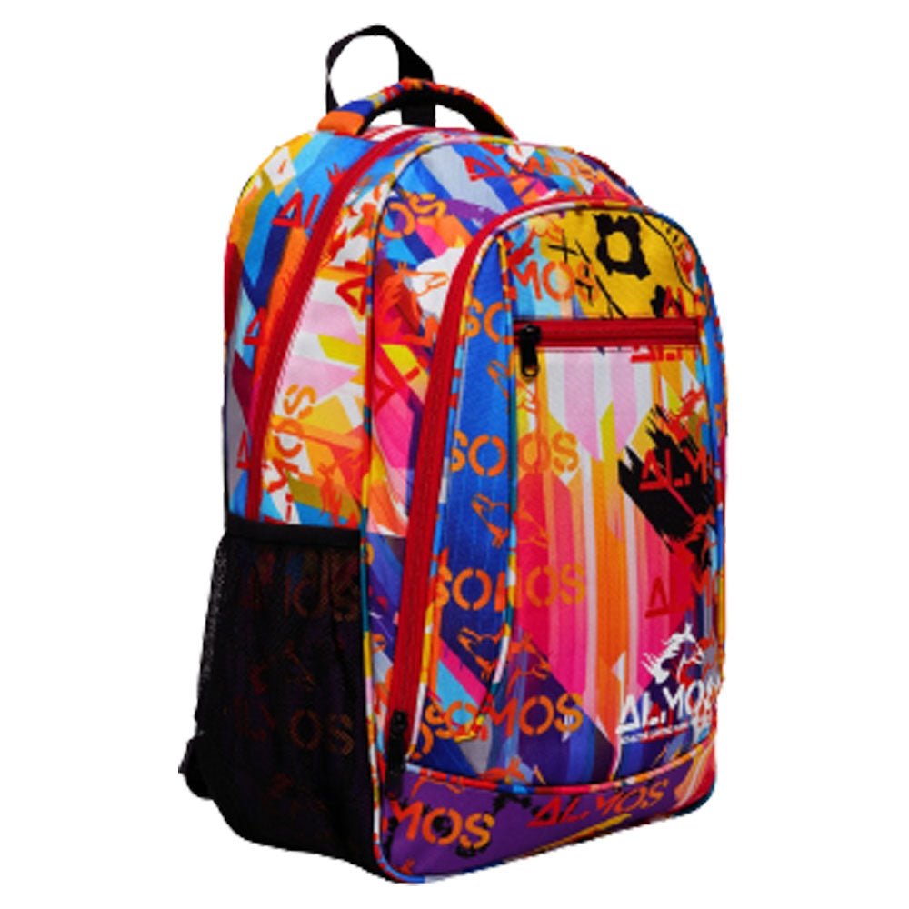 Almos Classic Colorful Backpack - Black