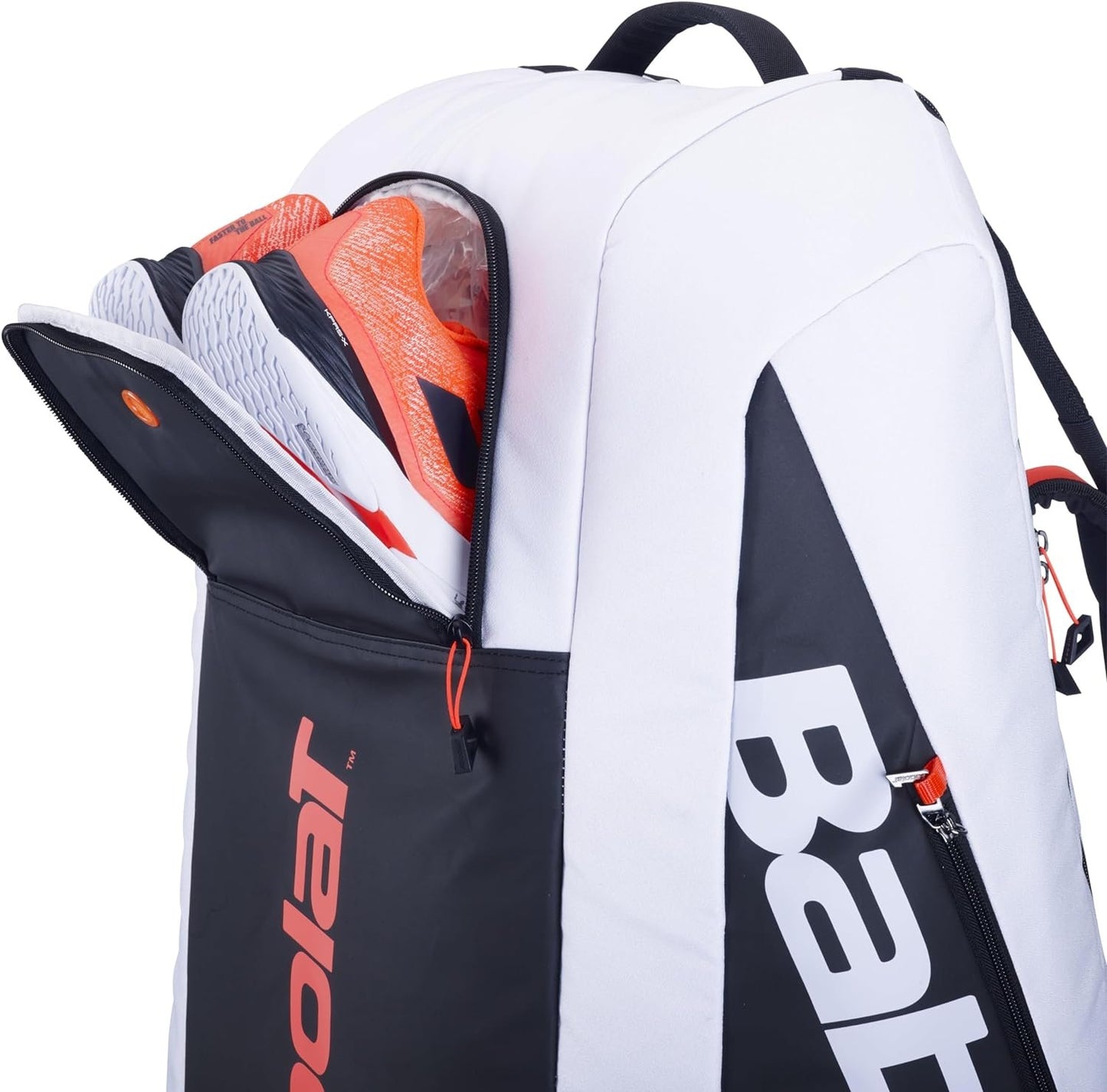 Babolat Pure Strike 4th Gen Racquet Holder x12 Tennis Bag (White/Red)