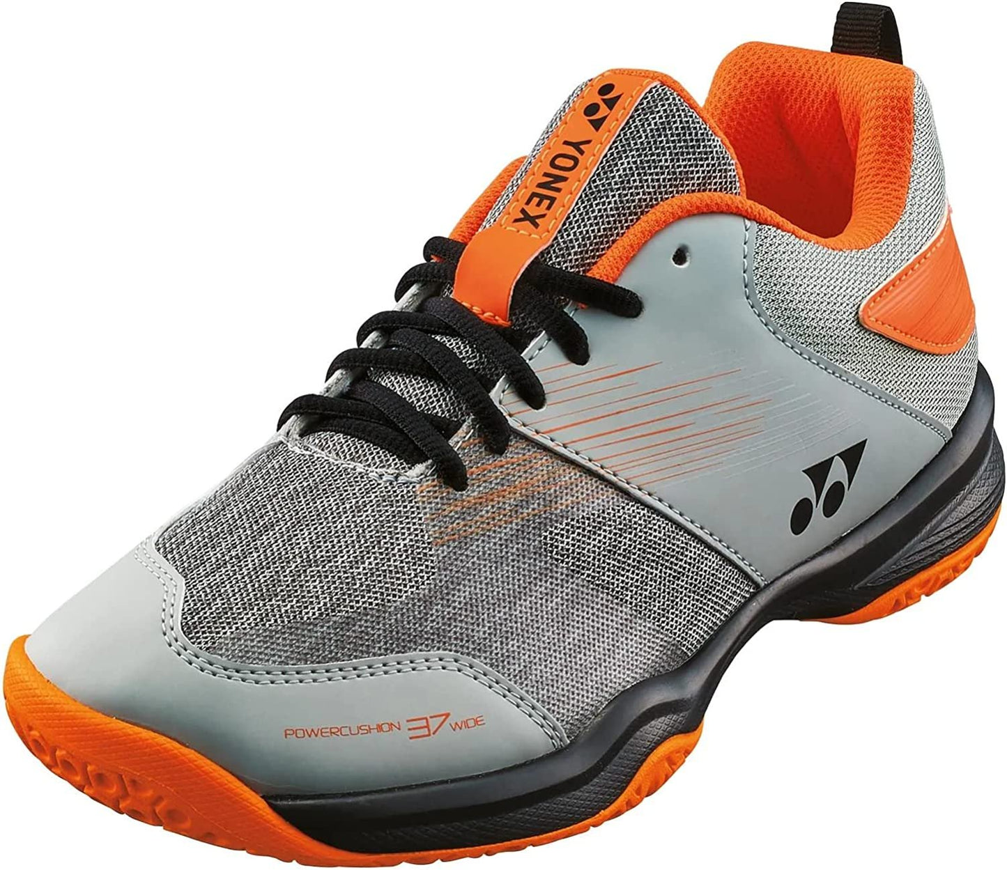 Yonex Power Cushion 37 Wide Badminton Shoe (Light Grey)