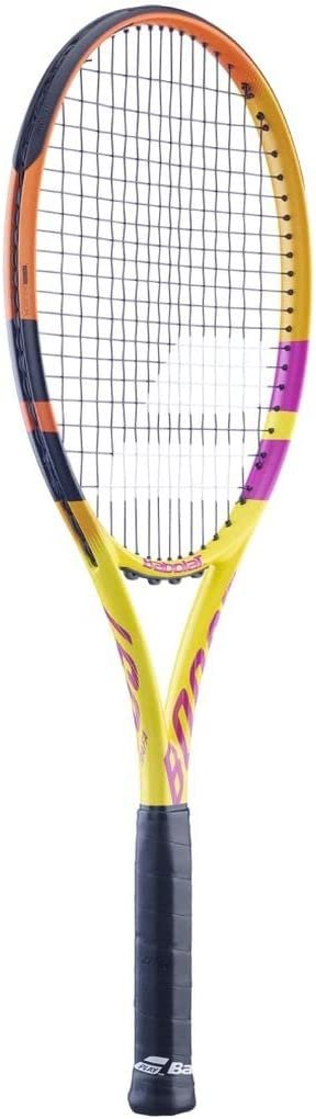 Babolat Boost Aero Rafa Strung Tennis Racquet Bundled with an RH3 Club Essential Tennis Bag in Your Choice of Color