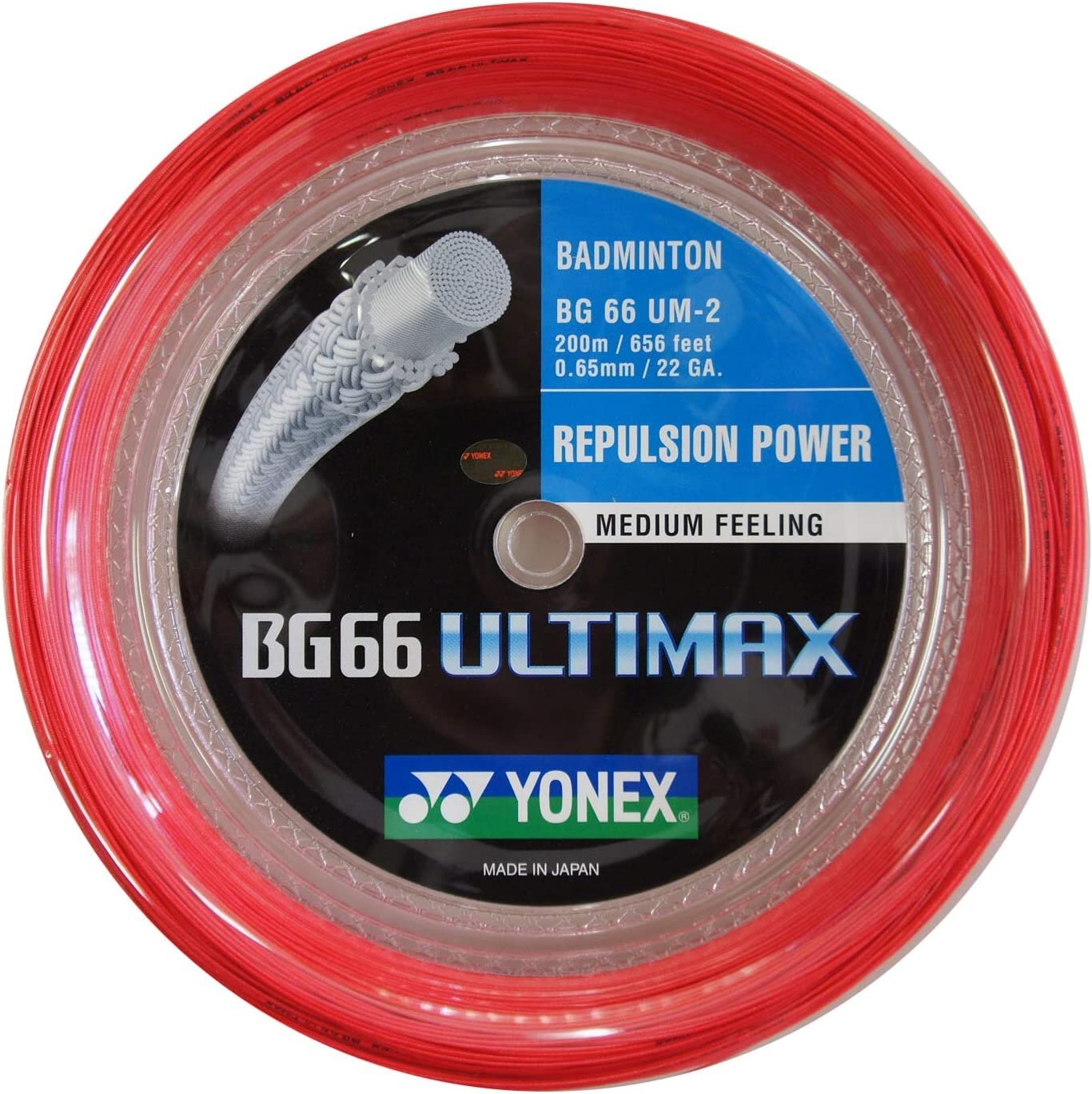 Yonex BG-66 Ultimax Badminton String 200m Reel
