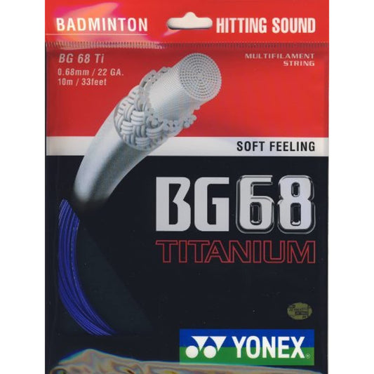 Yonex BG-68 Ti Blue Badminton String